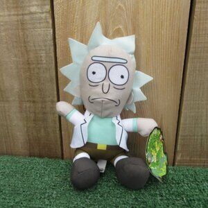 Brand New Toy Factory Rick & Morty 6" Sitting Rick Plush Toy Adult Swim
